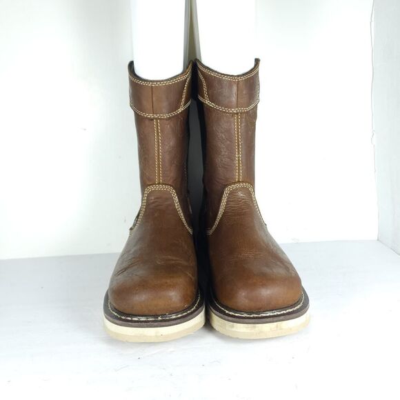 KEEN Men's Cincinnati Wellington US7D Leather Carbon Fiber Toe PullOn Work Boot - Picture 3 of 16